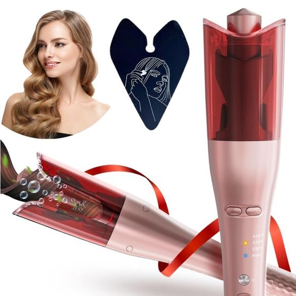 Automatic Curling Iron Anion Protect Hair Double Layer Heat Shield Dual Voltage - Picture 1 of 7